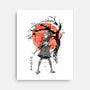 Nobara At Sakura Tree-none stretched canvas-IKILO