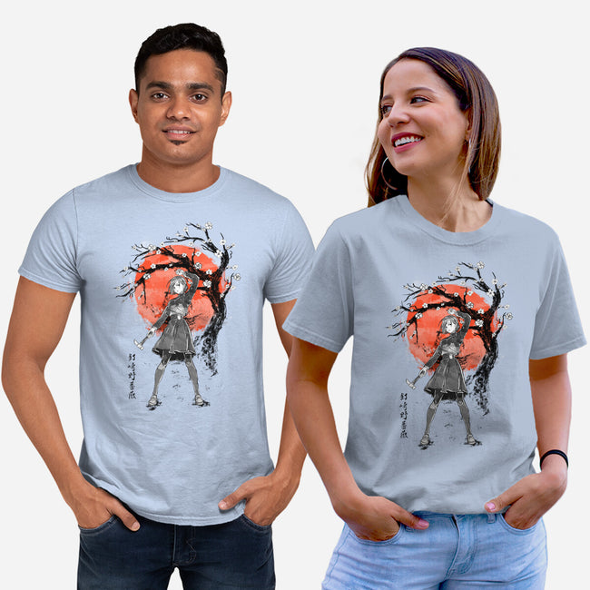 Nobara At Sakura Tree-unisex basic tee-IKILO