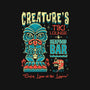 Creature's Tiki Lounge-womens off shoulder sweatshirt-Nemons