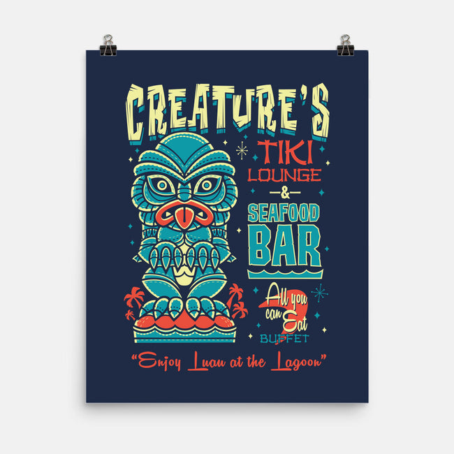 Creature's Tiki Lounge-none matte poster-Nemons