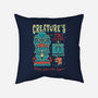 Creature's Tiki Lounge-none removable cover throw pillow-Nemons