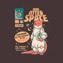 Otter Space Astronaut-none removable cover throw pillow-tobefonseca