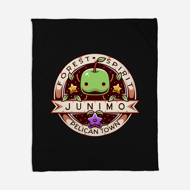 Junimo Forest Spirit-none fleece blanket-Alundrart