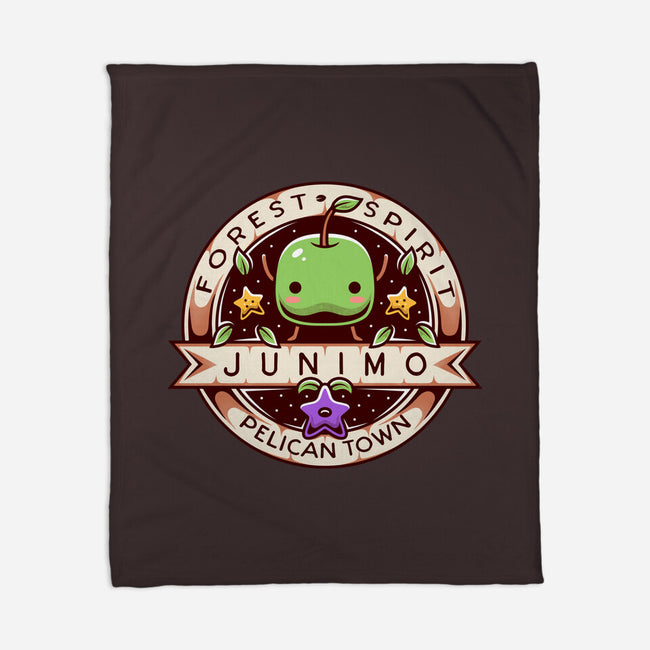 Junimo Forest Spirit-none fleece blanket-Alundrart
