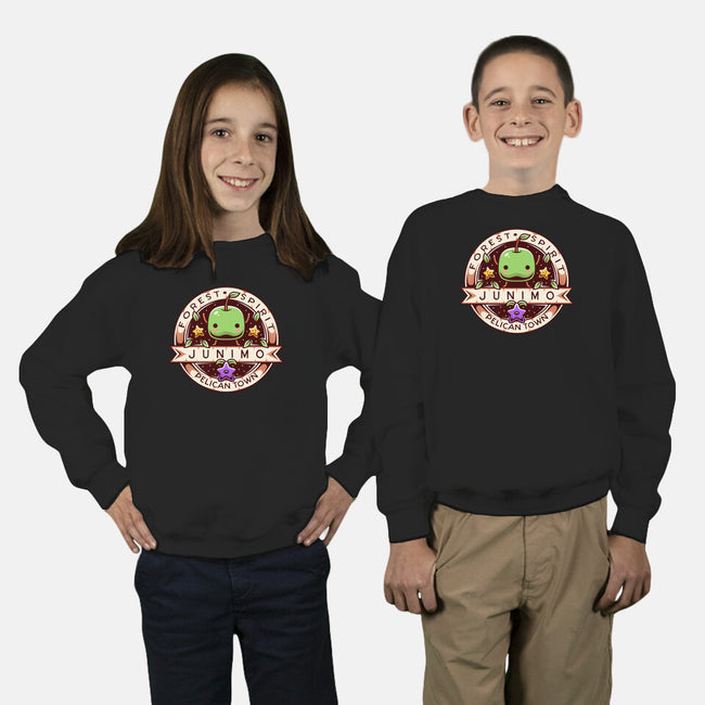 Junimo Forest Spirit-youth crew neck sweatshirt-Alundrart