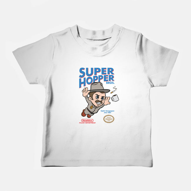 Super Hopper Bros-baby basic tee-hbdesign