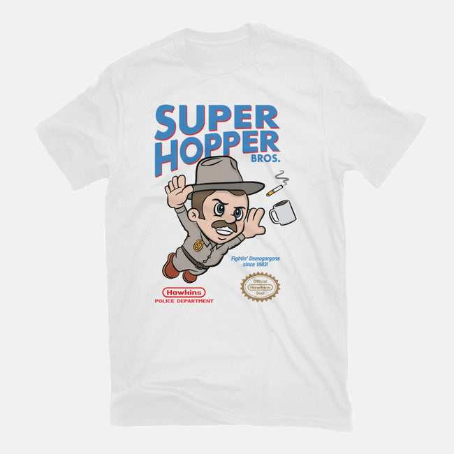 Super Hopper Bros-womens fitted tee-hbdesign