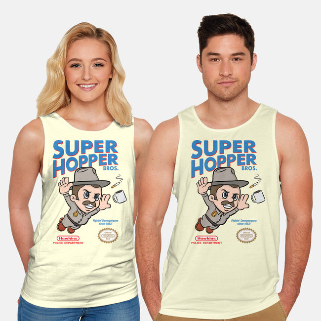 Super Hopper Bros-unisex basic tank-hbdesign