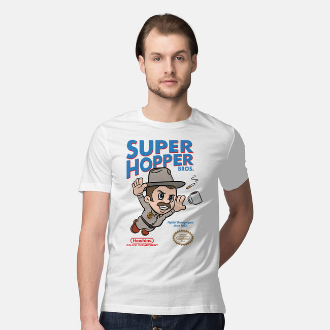 Super Hopper Bros-mens premium tee-hbdesign