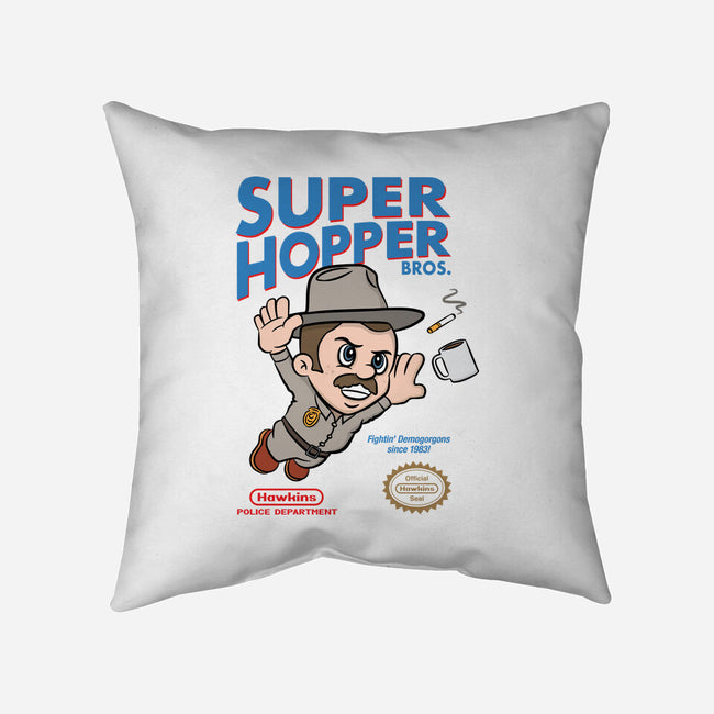 Super Hopper Bros-none removable cover w insert throw pillow-hbdesign
