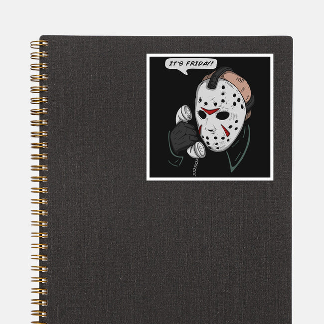 Thank God It's Friday-none glossy sticker-Melonseta