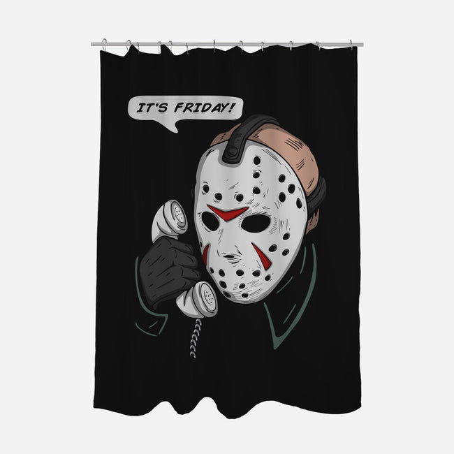 Thank God It's Friday-none polyester shower curtain-Melonseta