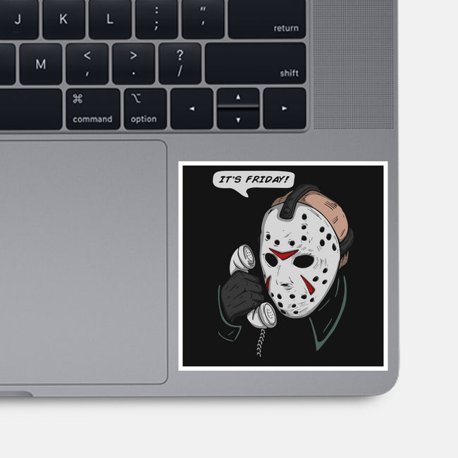 Thank God It's Friday-none glossy sticker-Melonseta
