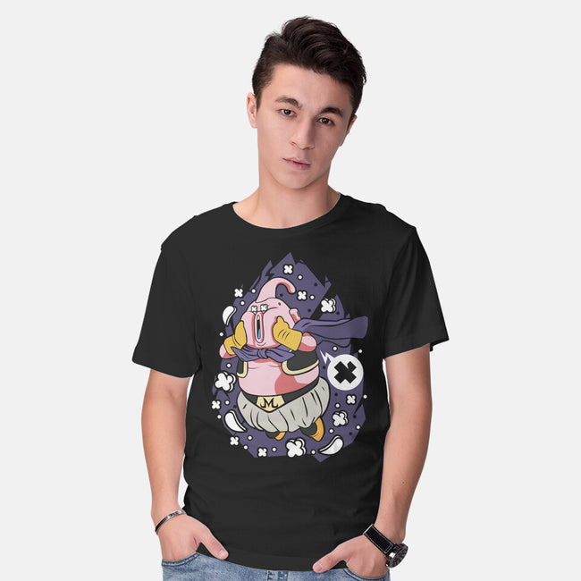 Majin Boo Cartoon-mens basic tee-ElMattew