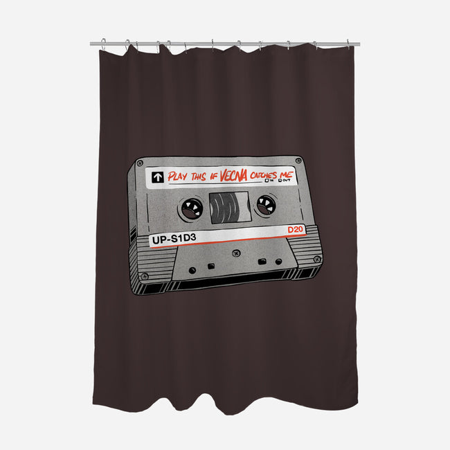 Play This-none polyester shower curtain-zawitees