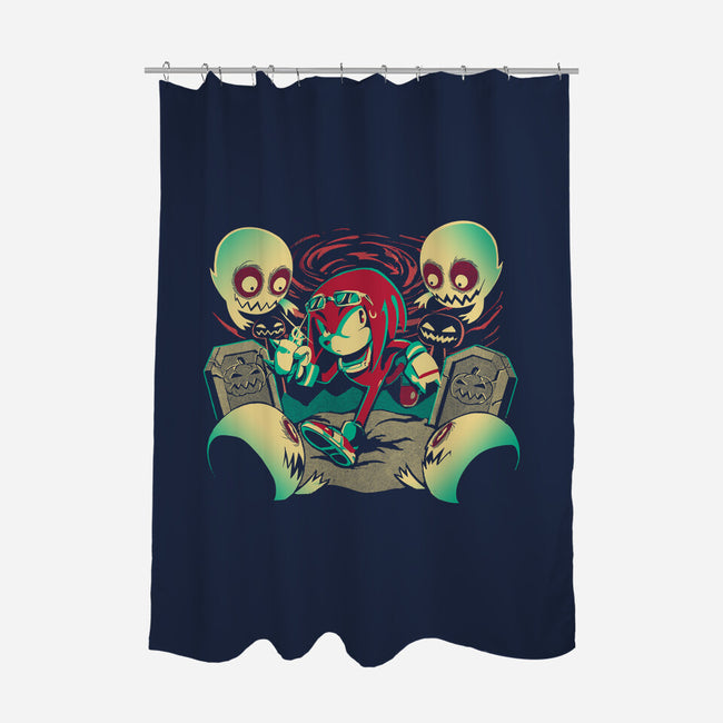 Pumpkin Hill-none polyester shower curtain-Gazo1a
