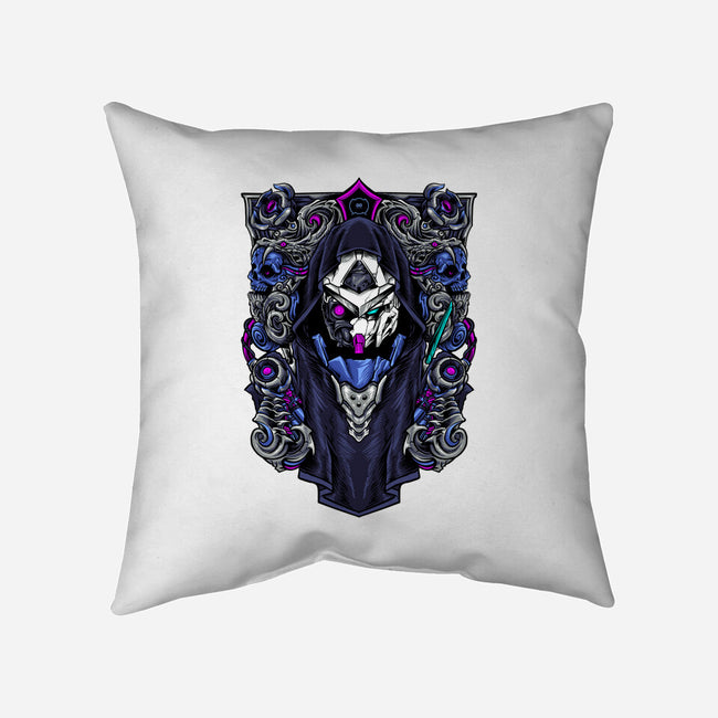 Exia Battle Damage-none removable cover w insert throw pillow-spoilerinc