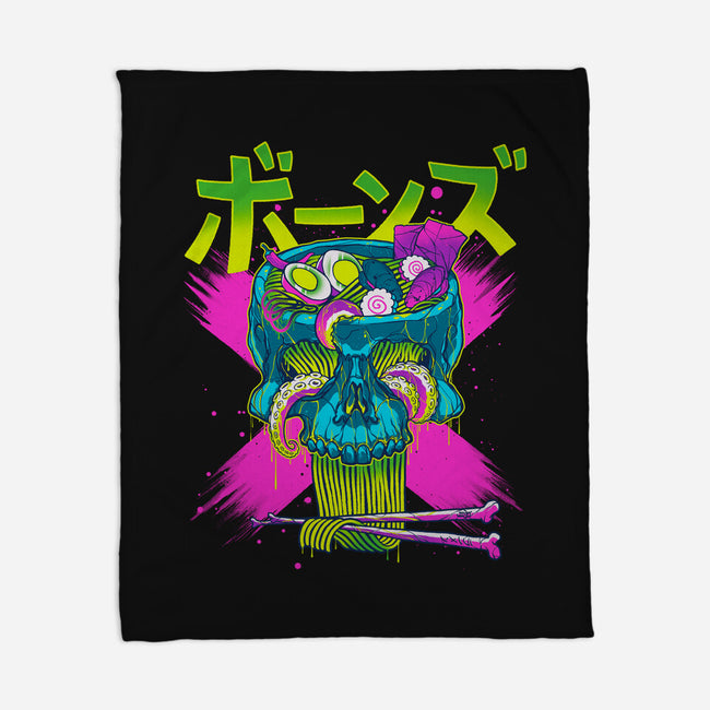 Ramen Acid Bones-none fleece blanket-Getsousa!