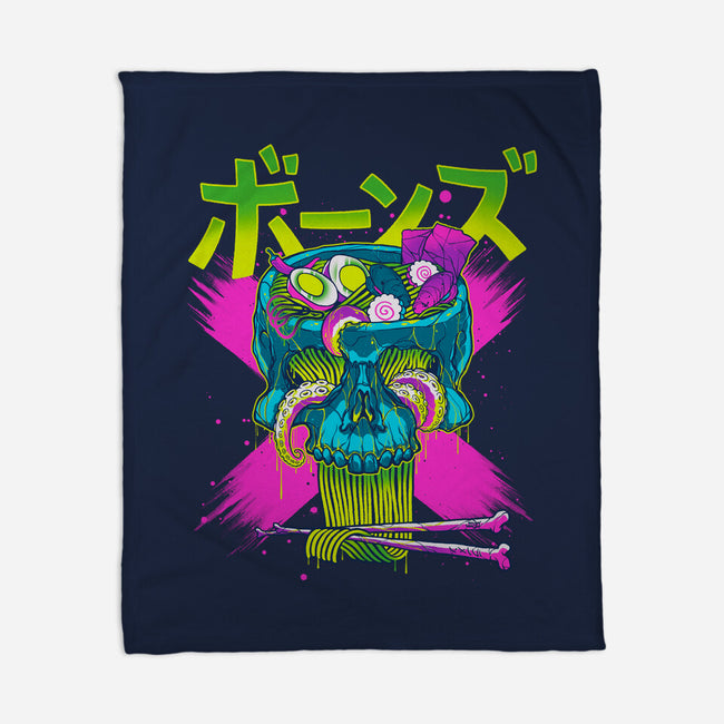 Ramen Acid Bones-none fleece blanket-Getsousa!