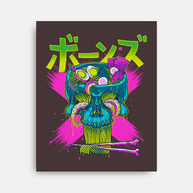 Ramen Acid Bones-none stretched canvas-Getsousa!