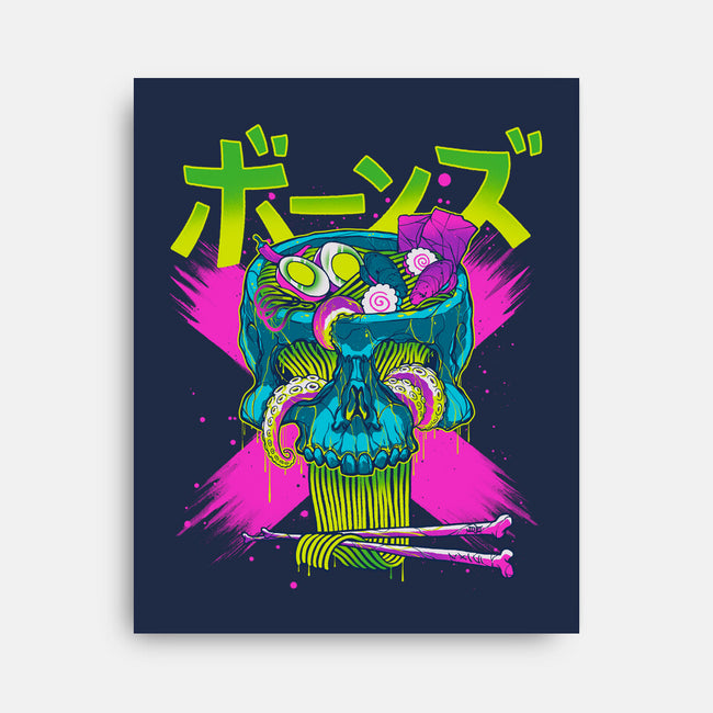 Ramen Acid Bones-none stretched canvas-Getsousa!