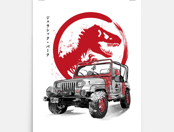 Wrangler YJ Sahara Sumi-E