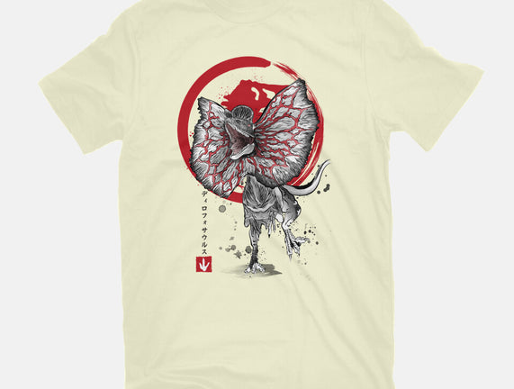 Dilophosaurus Sumi-E