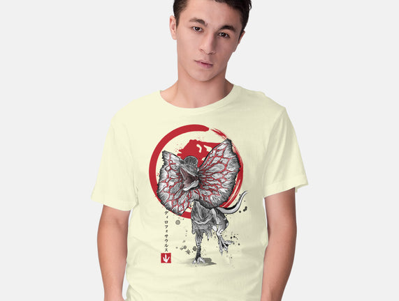 Dilophosaurus Sumi-E