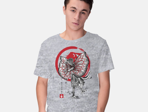 Dilophosaurus Sumi-E