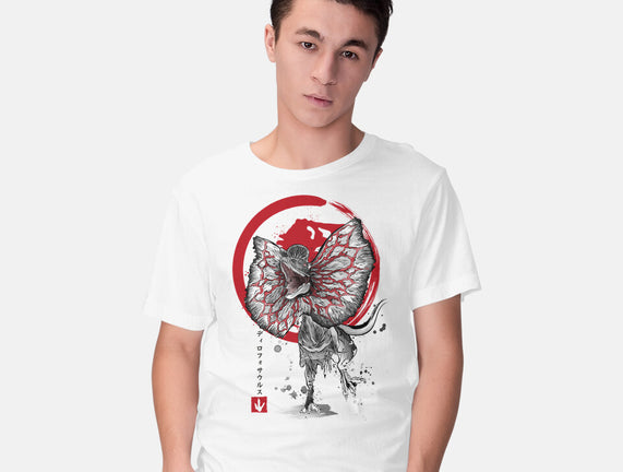 Dilophosaurus Sumi-E