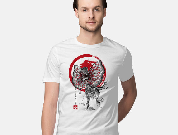 Dilophosaurus Sumi-E