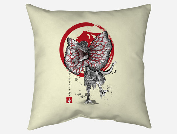 Dilophosaurus Sumi-E