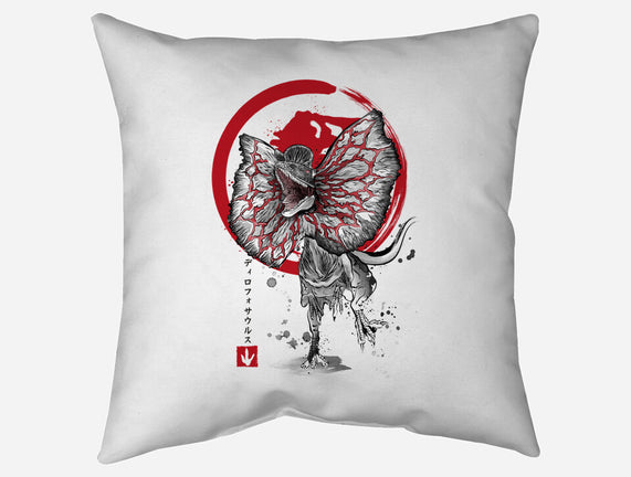 Dilophosaurus Sumi-E