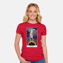 Death Tarot-womens fitted tee-drbutler