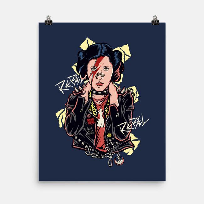 Rebel Star-none matte poster-Green Devil