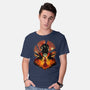 Sorcerer Vs Witch-mens basic tee-hypertwenty