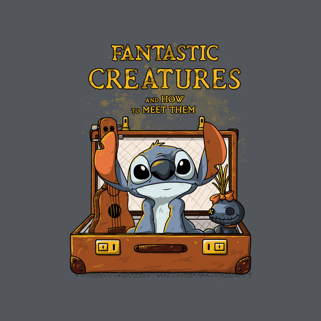 Fantastic Alien Creature-womens fitted tee-ducfrench