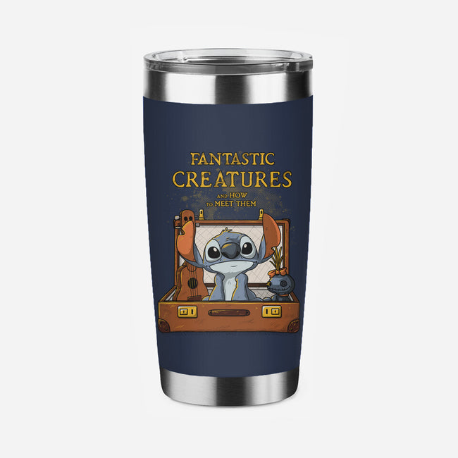 Fantastic Alien Creature-none stainless steel tumbler drinkware-ducfrench