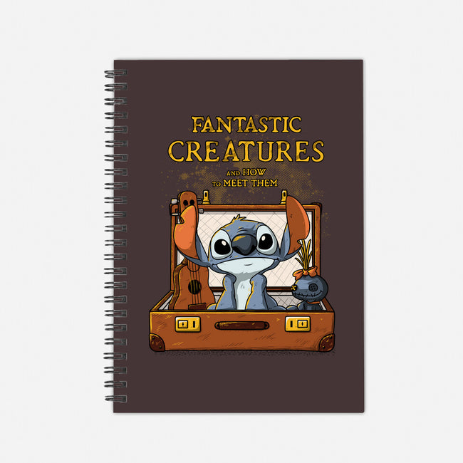 Fantastic Alien Creature-none dot grid notebook-ducfrench