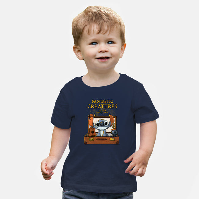 Fantastic Alien Creature-baby basic tee-ducfrench
