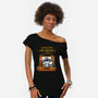 Fantastic Alien Creature-womens off shoulder tee-ducfrench
