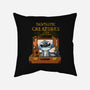 Fantastic Alien Creature-none removable cover w insert throw pillow-ducfrench