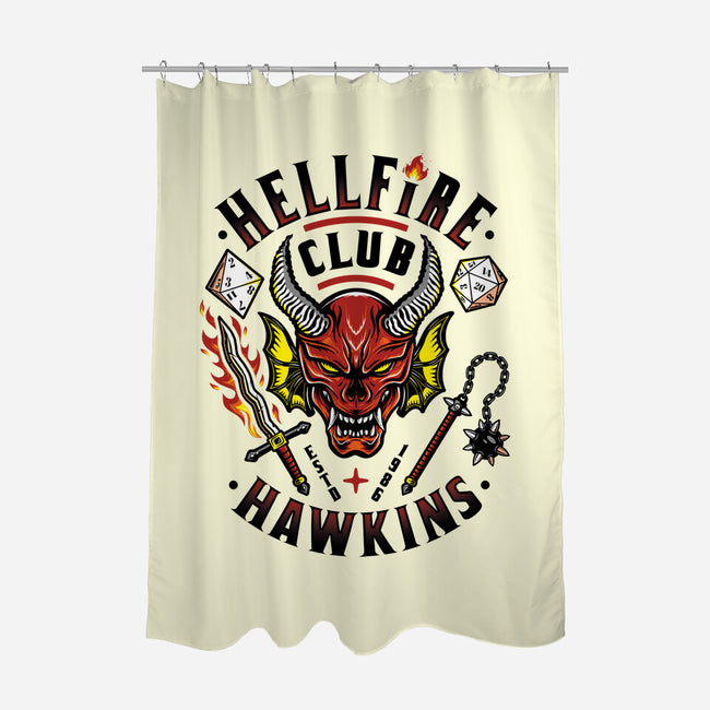 Hellfire Club-none polyester shower curtain-Olipop