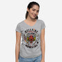 Hellfire Club-womens v-neck tee-Olipop