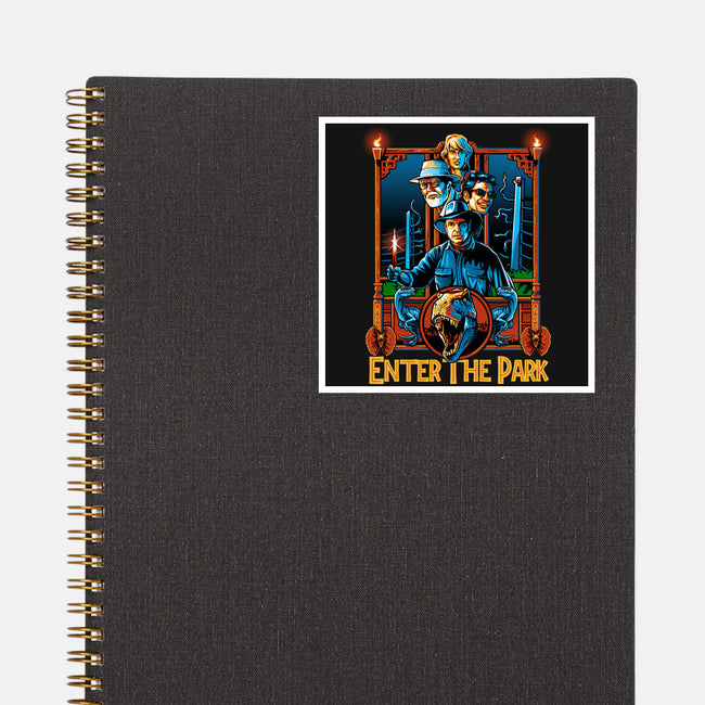 Enter The Park-none glossy sticker-daobiwan