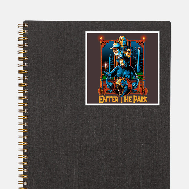 Enter The Park-none glossy sticker-daobiwan