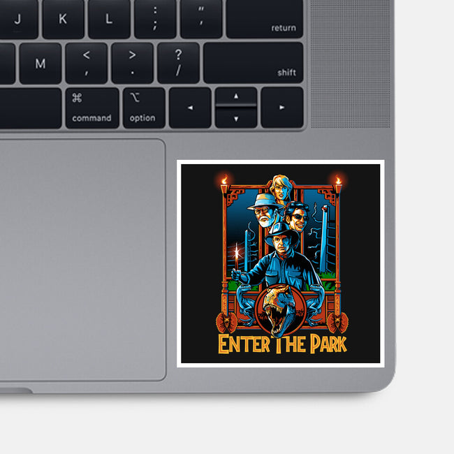 Enter The Park-none glossy sticker-daobiwan