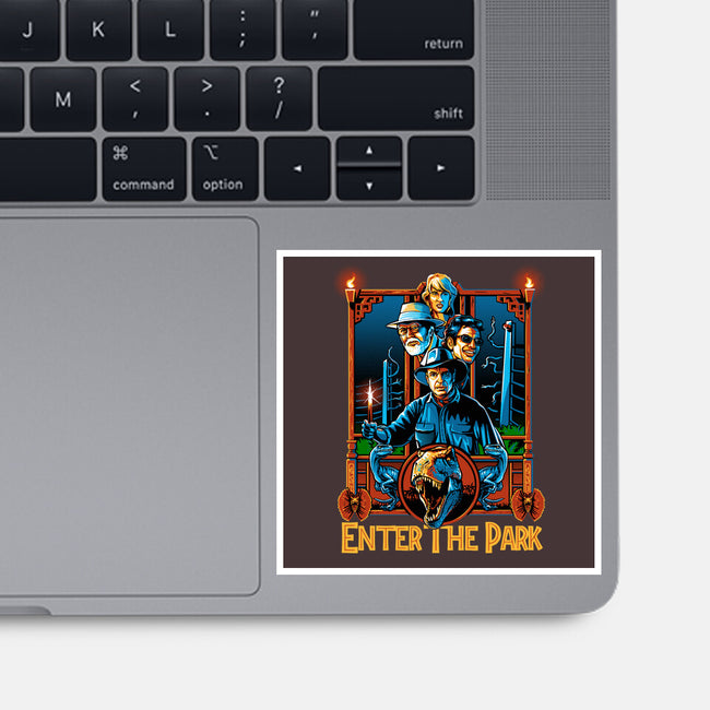 Enter The Park-none glossy sticker-daobiwan