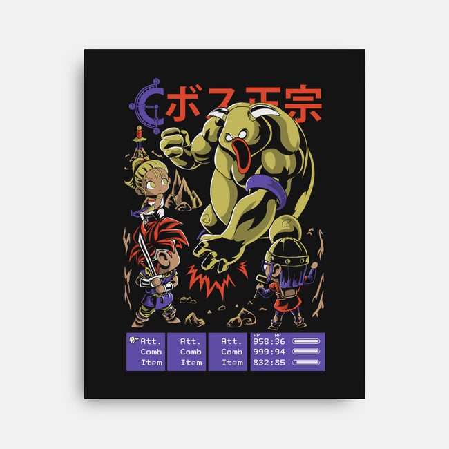 Boss Masa-none stretched canvas-Nihon Bunka