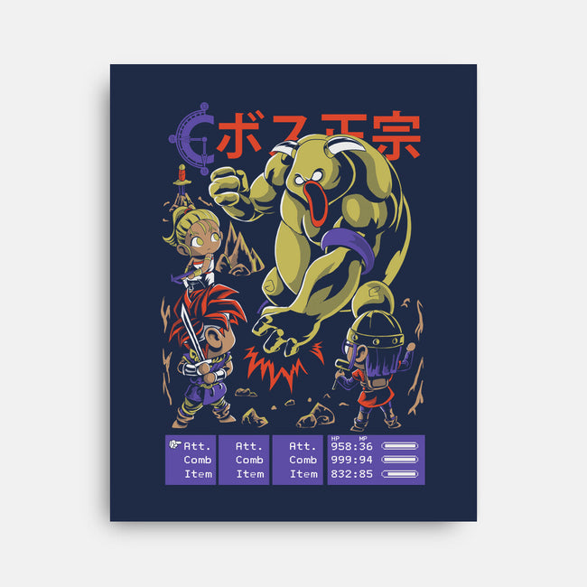 Boss Masa-none stretched canvas-Nihon Bunka